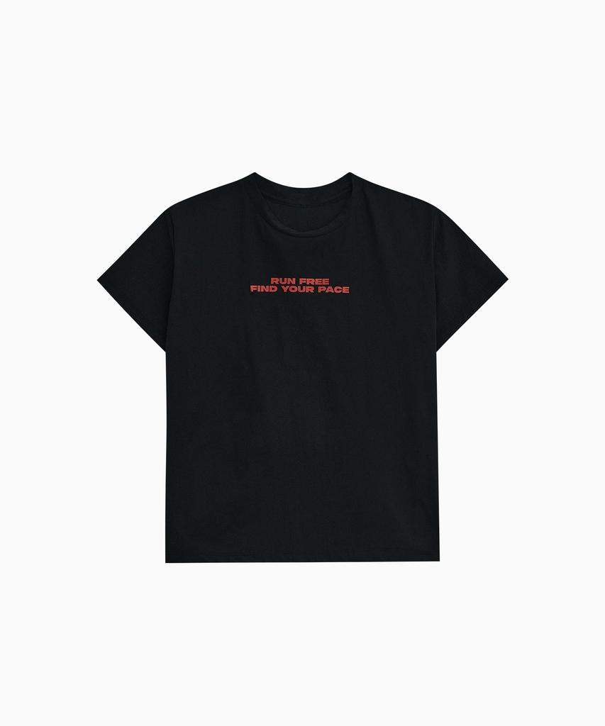 Minasu Venode Runfree Crop Tshirts_Black (Crop Fit)
