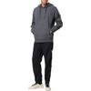 STONE ISLAND Solid Color Hooded Logo Print Long Sleeve Sweatshirt Men Sweatshirt Gray 811560820-V0M67