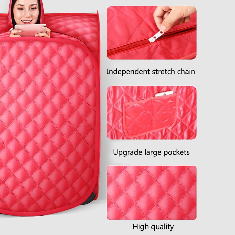 1000W 2L Portable Steam Sauna Home Sauna Generator Slimming Household Sauna Box Ease Insomnia Sauna Steamer With Remote