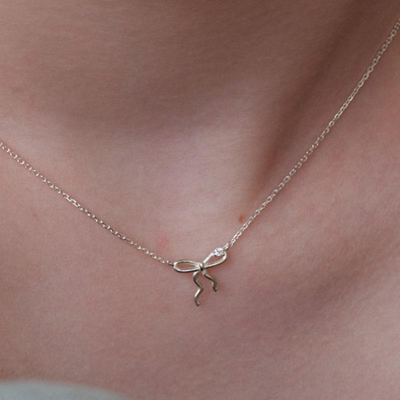 Primaute Zig Ribbon Necklace