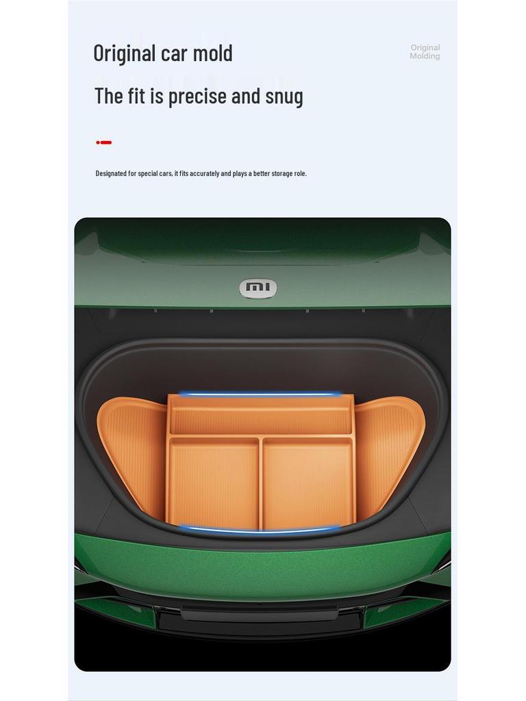 Silicone Anti-Shake Storage Box for Yu7 Front Trunk and Rear Screen