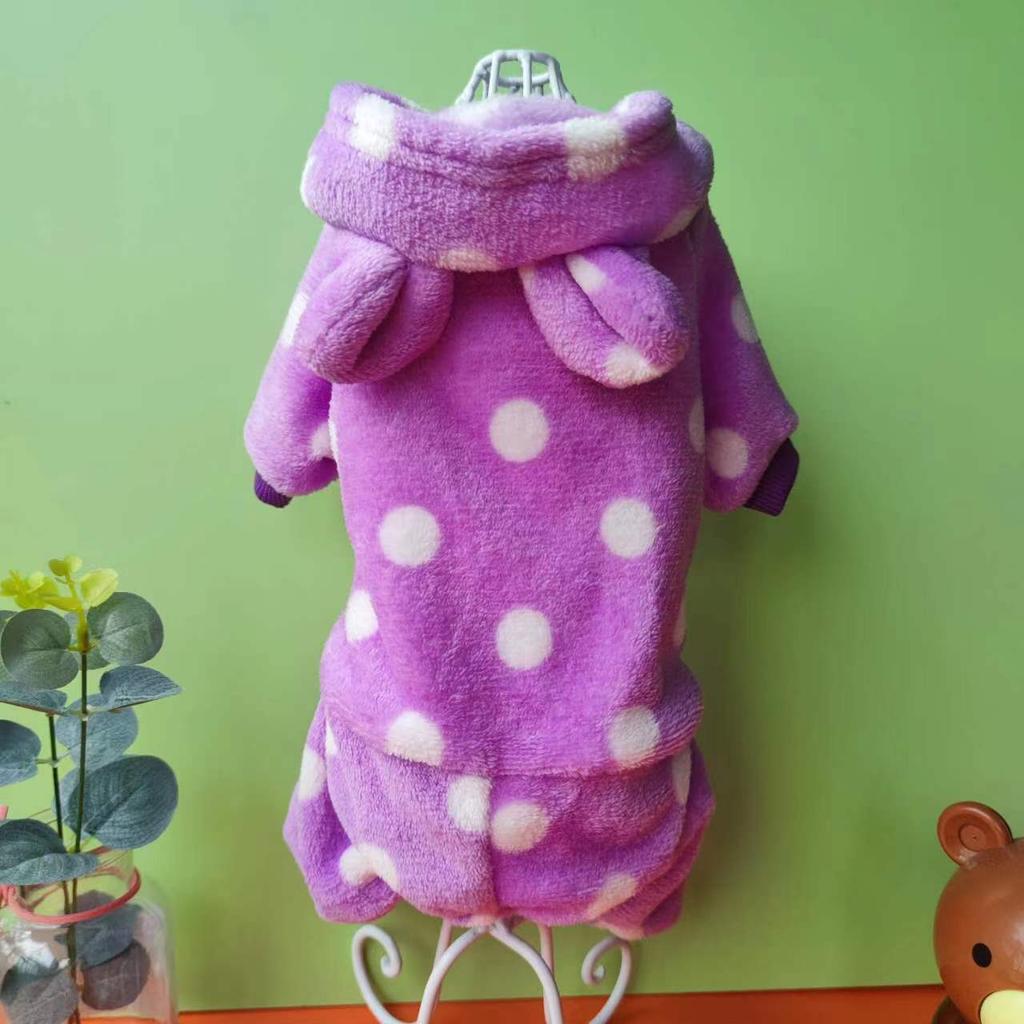 Dog clothes autumn and winter new small and medium-sized dog double-sided flannel teddy VIP pieces