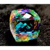Mystic Topaz Fancy Cube Cut Rainbow Colour Natural Certified Gemstone