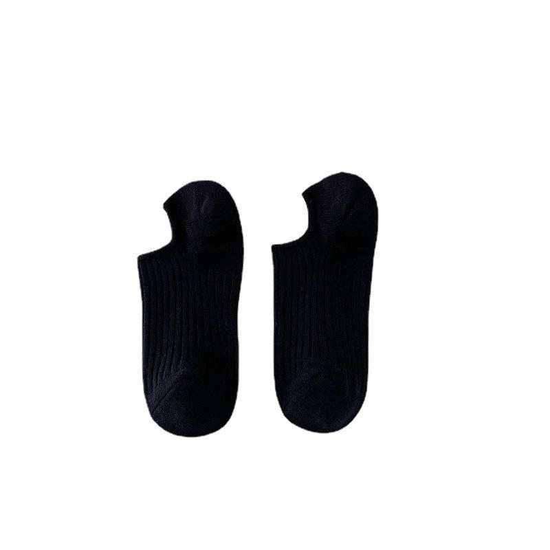 Doppelnadel Bootssocken Flache Socken Bonbonfarbe Vielseitige Baumwollsocken Trendiger College-Stil Basics
