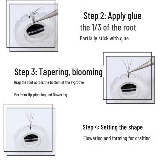 Instant Bloom Eyelash Extension Glue Cup – Sun Camellia