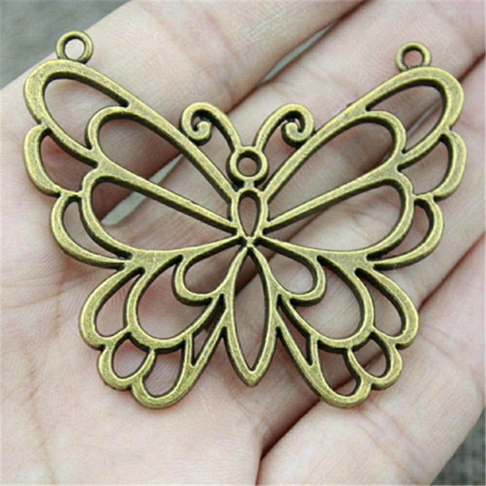 

Большие подвески-бабочки, кулон, женские украшения, массивные креативные вещи A01-1pcs-58x50mm