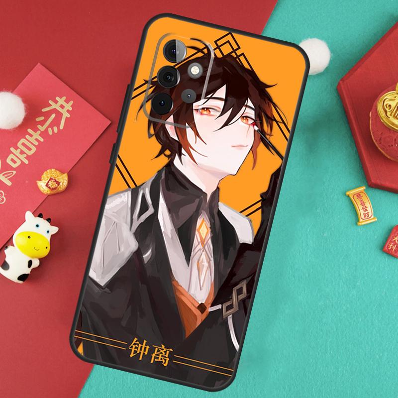 Genshin Impact Zhongli Case For Samsung Galaxy A16 A17 A54 A34 A14 A15 A35 A55 A52 A12 A32 A13 A33 A53 A26 A36 A56