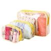 Cute Toiletry Bag Stand Cosmetic Bag For Women Clear Zipper Makeup Bag Travel Female Makeup Brush Holder Organizer Toiletry Bag