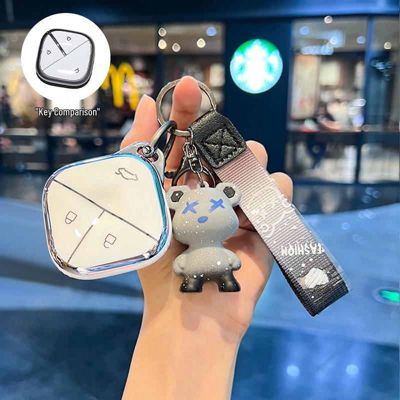 Wuling Bingo Key Cover for Hongguang Miniev, Bingo Plus, Xingguang S, Macaron, Mini GB, Jiachen - Women's Edition