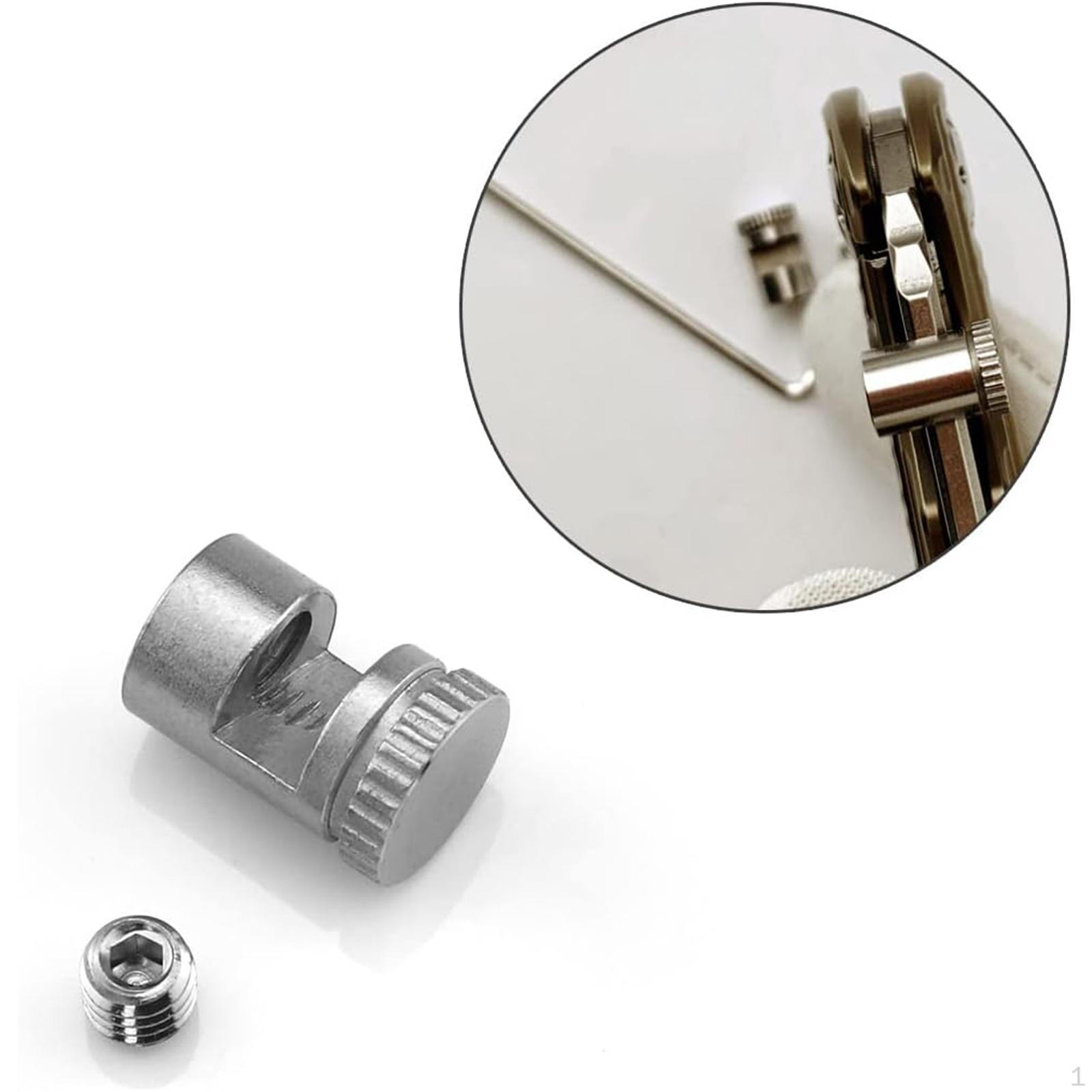 

Палец Прямая Замена Подходит Толщина 3 мм Нержавеющая Сталь Прочная Кнопка Замены с Гаечным Ключом серебряный