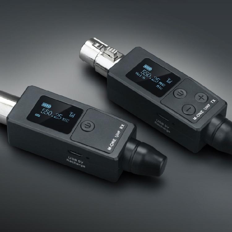 Convenient Wireless Microphone System Converter Built in 1000MAh Battery