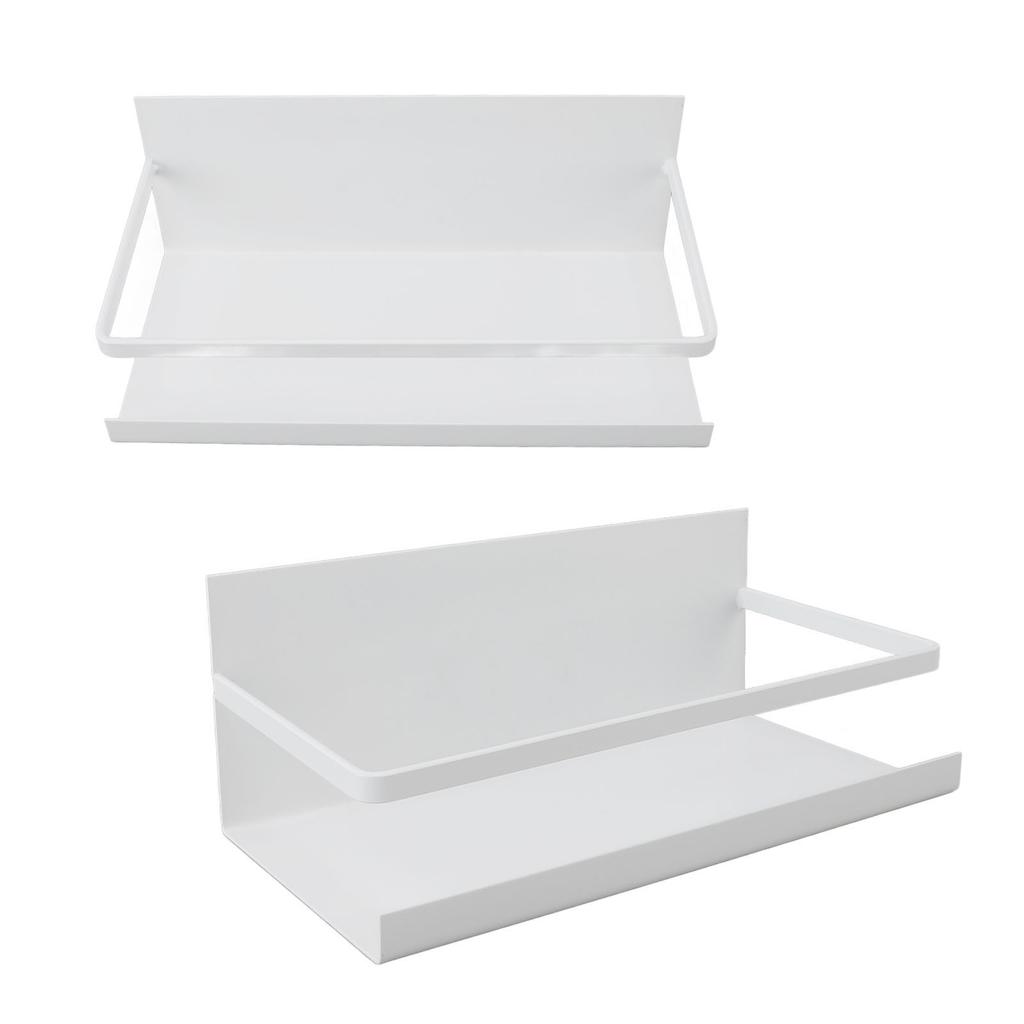 2 Stück Küchen Kühlschrank Magnetregal Eisen Platzsparend Mehrzweck Magnetischer Gewürzregal Organizer für