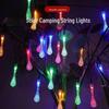 Waterproof LED Solar String Lights for Outdoor Tent & Courtyard Decoration - Perfect for Camping & Christmas Atmosphere