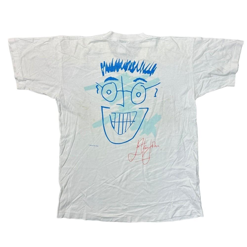 

Hard Rock Cafe T-shirt Signature Series Elton John Single Stitch 93 Mens 2XL