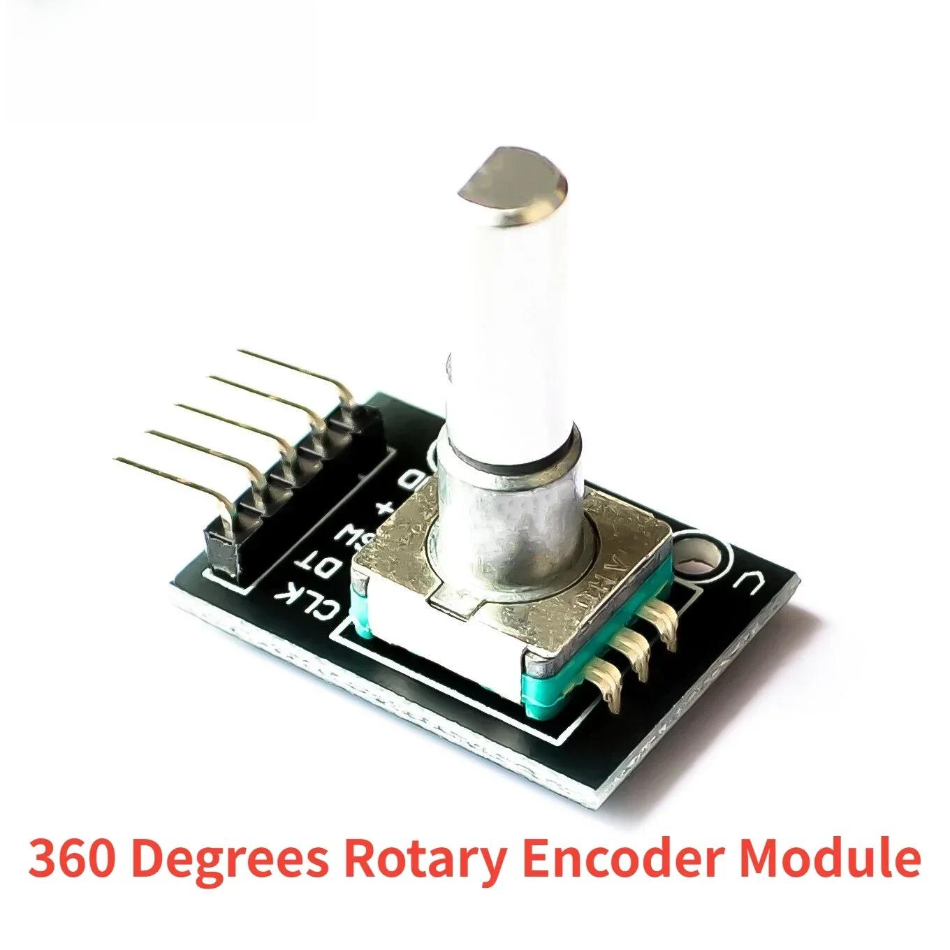 

1pc 360 Degrees Rotary Encoder Module Brick Sensor Switch Development KY-040 Rotary Encoder Module for Arduino