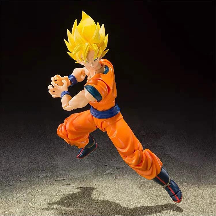 14CM Boxed Dragon Ball Z Super Figure Son Goku Action Figure DragonBall Migatte No Goku GBZ Collection Doll Birthday Gift