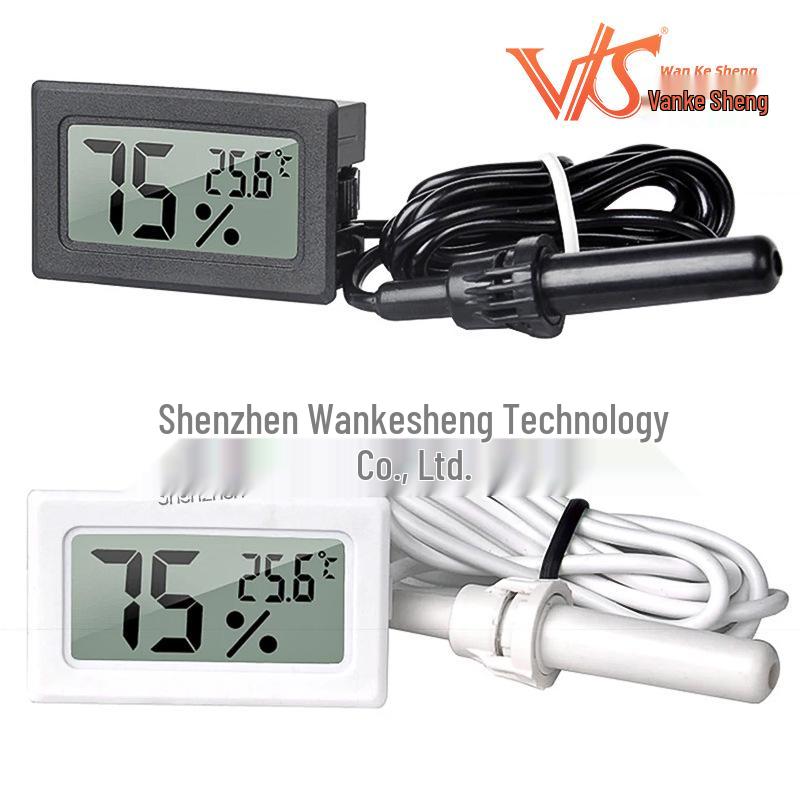 Digital Thermohygrometer FY-12: Electronic Temperature & Humidity Meter with Probe