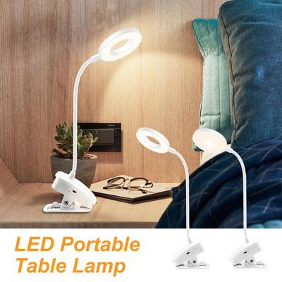 LED Table Lamp Study 3 Modes Touch Dimming Rechargeable LED Reading Desk Lamp USB Table Light Bedside Flexo Lamps