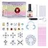 DIY Teeth Gems Kit Clear Precious Stone Jewelry Decoration with Glues And Light Anti-Drop Glittering Tooth Jewelry Set