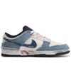 Nike Dunk Da Vinci Personalizzazione, Scarpe da Skateboard Basse in Denim Huichao Unisex Blu Bianco FD6923-100(TeamM-)