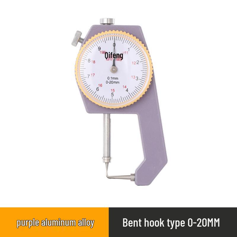 High-Precision 0.001 Micrometer Digital Thickness Gauge with Flat and Curved Tips