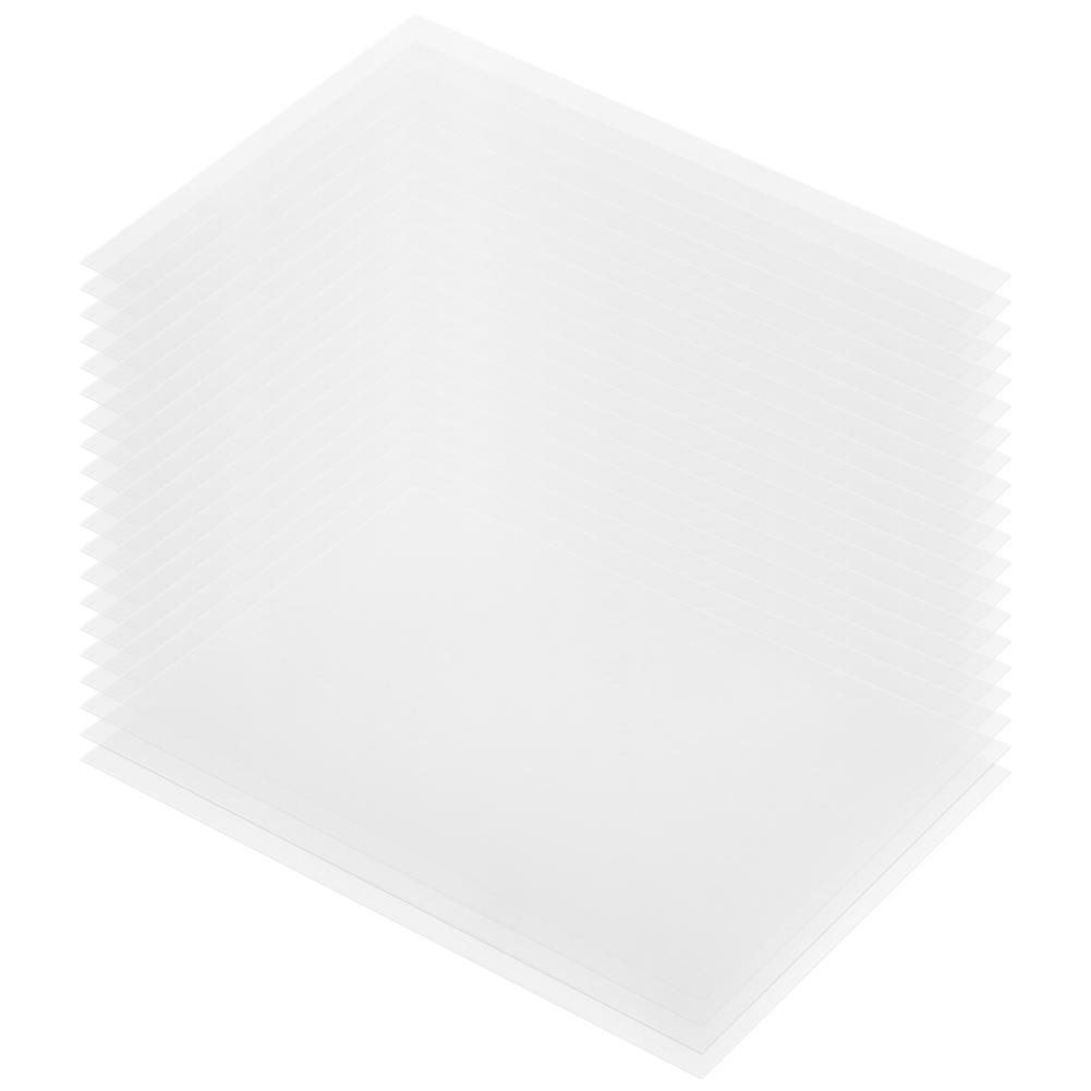 20Pcs Shrink Film Semitransparent Heat Shrinkable HandPainted  Sheet 0.2mm 20145#