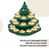 Christmas Deviled Egg Plates Resin Serving Platter Carrier Deviled Egg Tray Container For Easter Thanksgiving Holiday Gatherings
