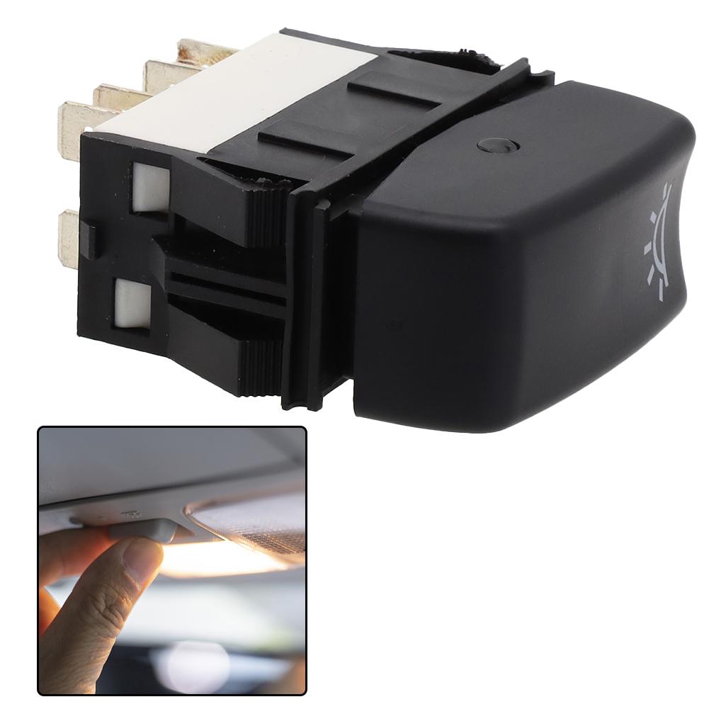 1pc Dome Lamp Rocker Switch For Kenworth P27-1040-10 Plastic Black Car Interior Reading Light Switch 577.56925 Car Accessories
