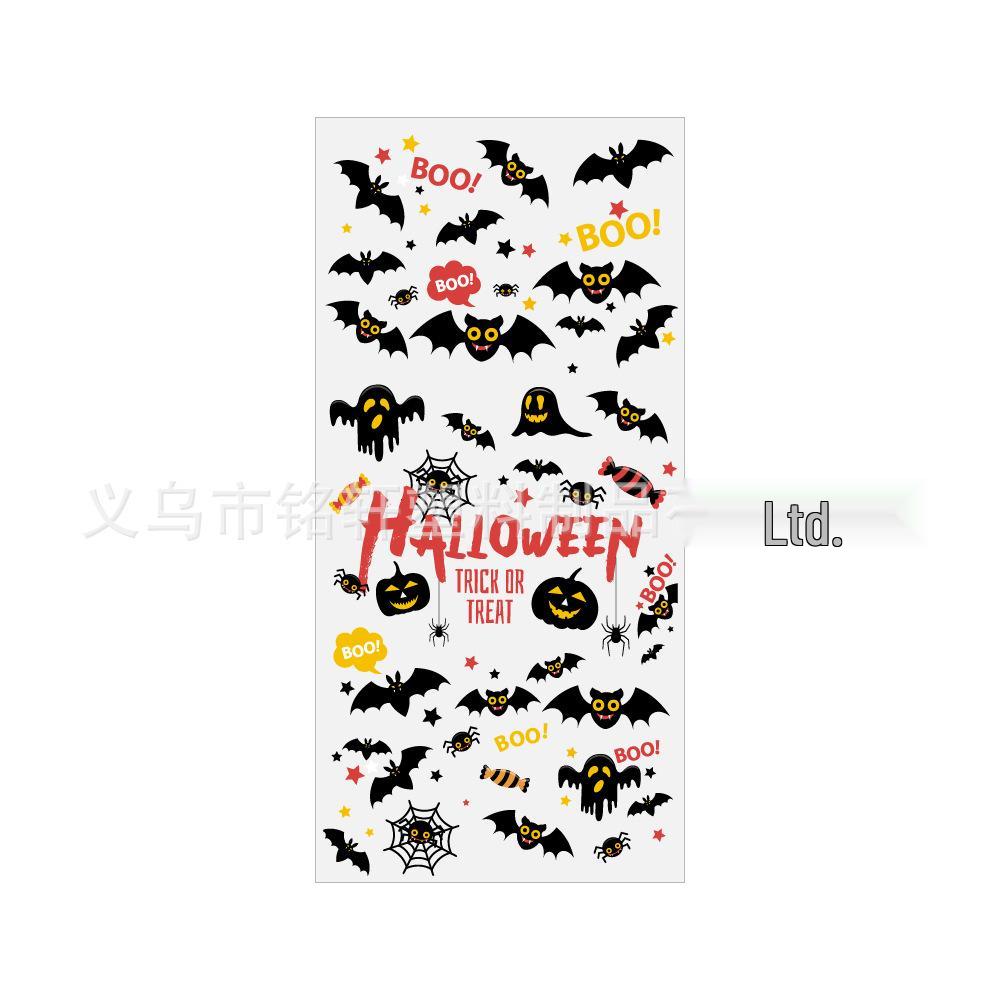 Halloween Black Candy Gift Bag - Plastic OPP Party Flat Bag