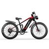 TIFGALOP 26-inch electric bike, 1000W motor, removable 48V22Ah lithium battery, 45-90 km range, dual shock absorbers, unisex