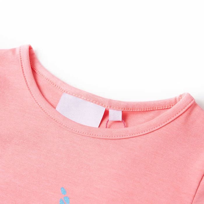 T-shirt pour enfants rose vif 92/104/116/128/140