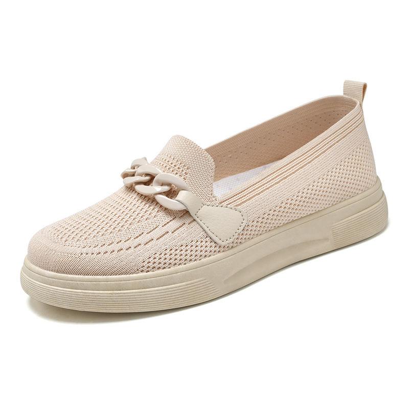 Woman Footwear Flat Pink Slip on Round Toe Shoes for Women Y2k Fashion 2025 New Aesthetic Offer Vulcanized Shoe Stylish Light In