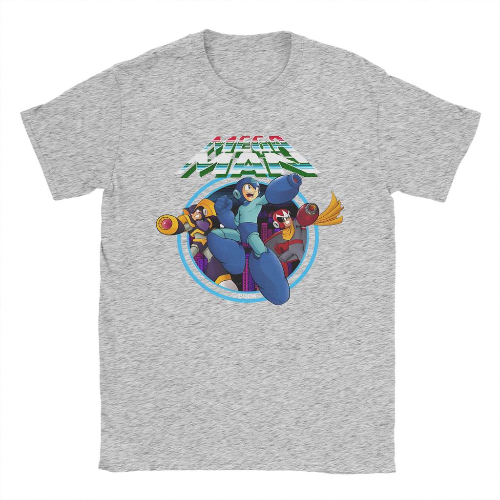 Pánské Dámské Megaman X Vintage Mega Herní Tričko 100% Bavlna Oblečení Cool Krátký Rukáv Kulatý Výstřih Tričko Pánská Dámská Trička