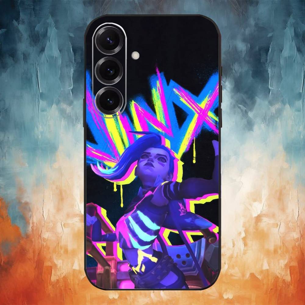

A-Arcane игра J-JinXs Чехол для телефона Samsung GalaxyA13,21s,22,31,32,52,53,71,72,73, Мягкий черный чехол Samsung a31
