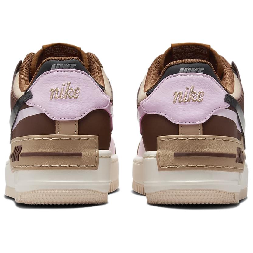Nike Dámské tenisky Air Force 1 Low Shadow Light British Tan Pink Foam DZ1847-200