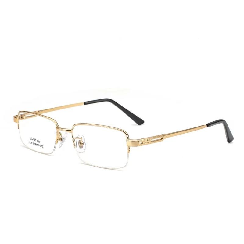 Half Metal Frame Nearsighted Glasses Unisex Prescription Myopia 0 to 6 00 Lightweight Durable