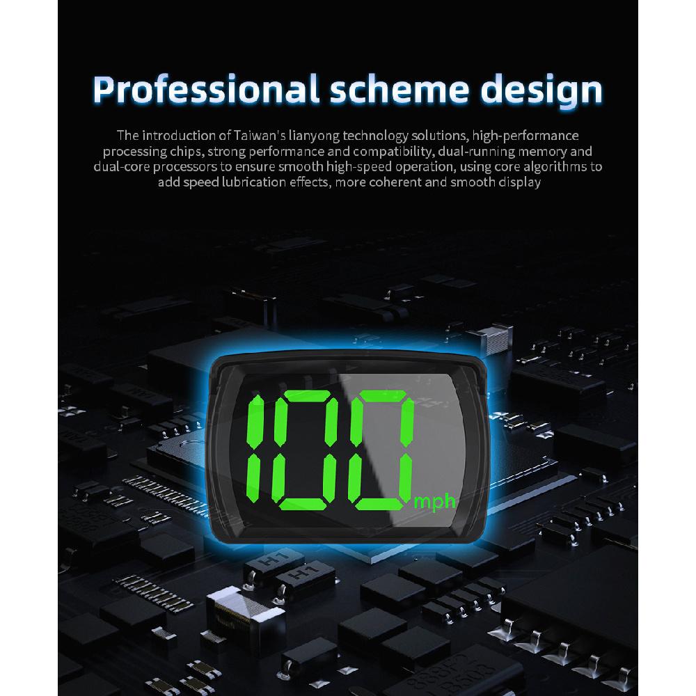 Universal HUD GPS Projection Display Speedometer Digital Car Speedometer Speed Meter In Miles Per Hour