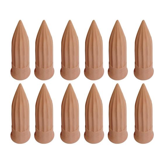 Terracotta Self Watering Spikes Vacation Plant Watering Stakes Slow Release Watering Spikes Compatible with Wine Bottles for Indoor Outdoor Plants