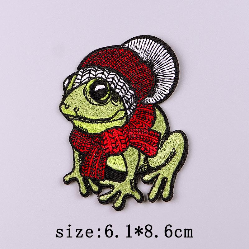 Punk Skull Embroidery Patch Iron On Patches For Clothing Hip Hop Embroidered Patches On Clothes Fusible Patch For Clothes Badges