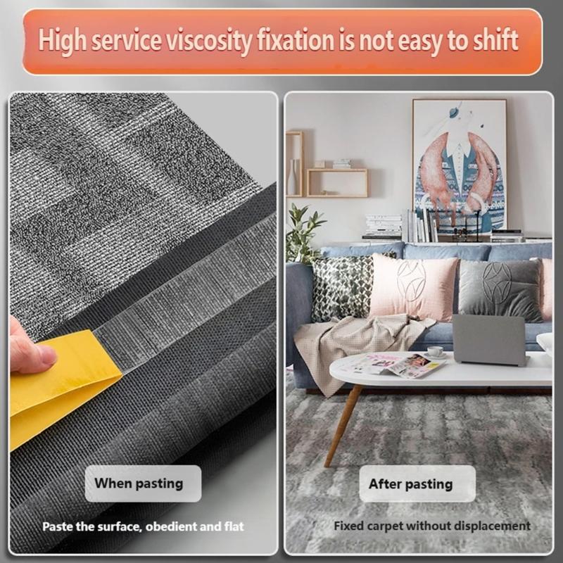 Net Cloth Adhesive Tape 20M Long Heavy Duty Double Sided Mounting Tape For Carpets Mat And Baseboards Home Decoration