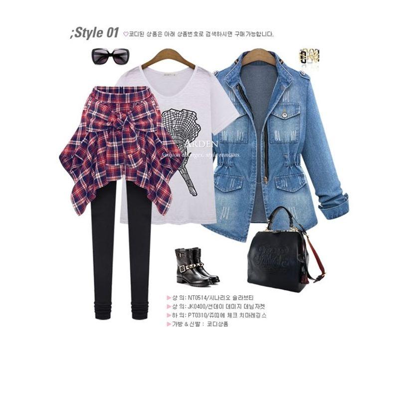 Amazon Denim Waist-Tight Jacket Oversize Women's Clothing