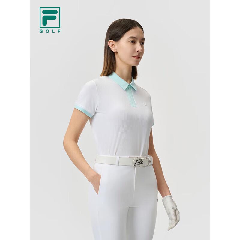 Fila Women s Knitted Short Sleeve Golf Polo Shirt M