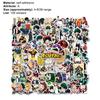 100Pcs Luggage Decals Cartoon Pattern Self-adhesive Removable My Hero Academia Stickers for Phone Case