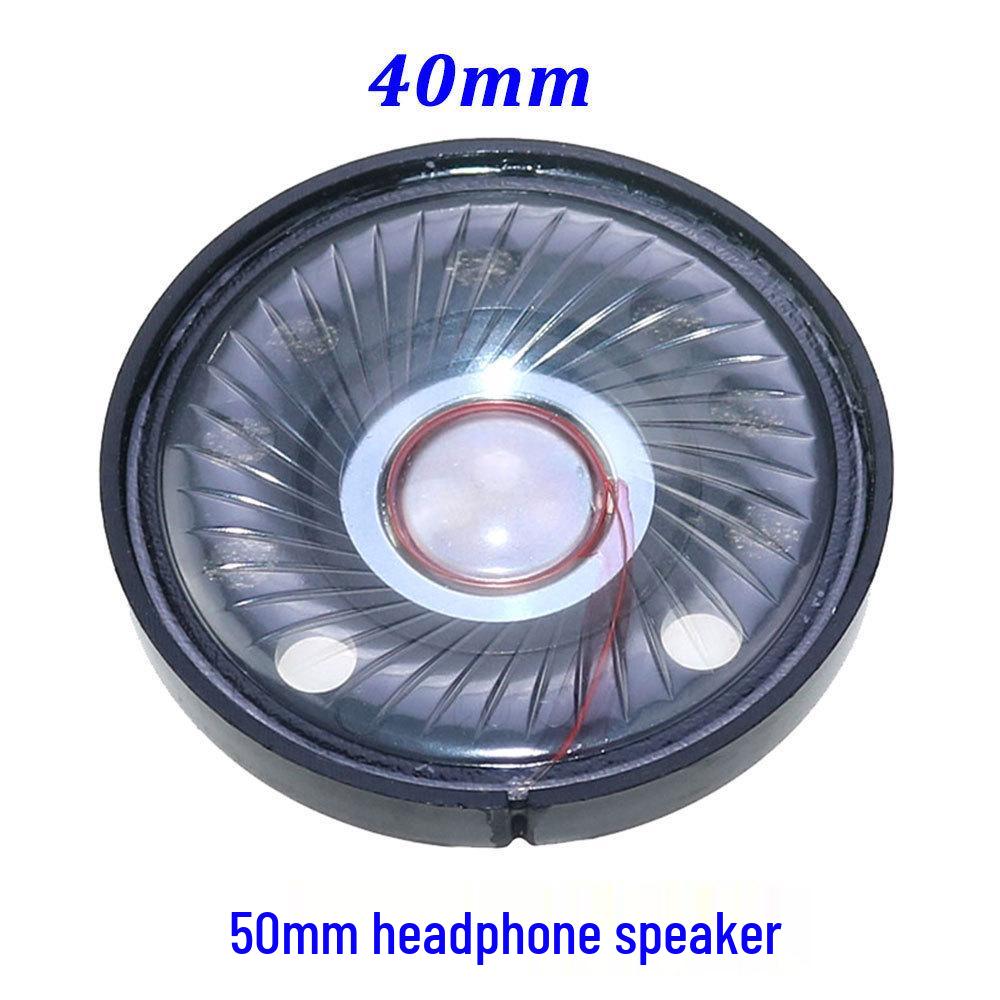 27/30/40/50mm Bluetooth Headphone Speaker Unit with Cover, 32 Ohm, Head-mounted Loudspeaker