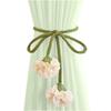 Beautifully Flowers Curtain Straps Decorative Carnation Curtain Tie Rope  Home Decorations