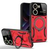 Luxury Armor Magsafe Wireless Charging Case For Xiaomi Redmi Note 13 14 Pro Plus 5G Note 14S 13 4G Magnetic Bracket Bumper Cover