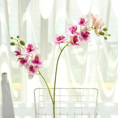 Künstliche Orchidee 3D-Druck Desktop Ornamente Kunststoff Nachttisch Wohnzimmer Simulation Pflanze für Büro