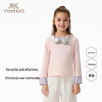 Kids' Unisex Casual Long Sleeve T-shirt