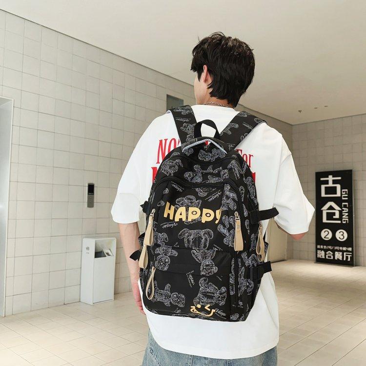 Schoolbag Japanese high-value ins style campus schoolbag lightweight and versatile large-capacity junior and high school student travel backpack
