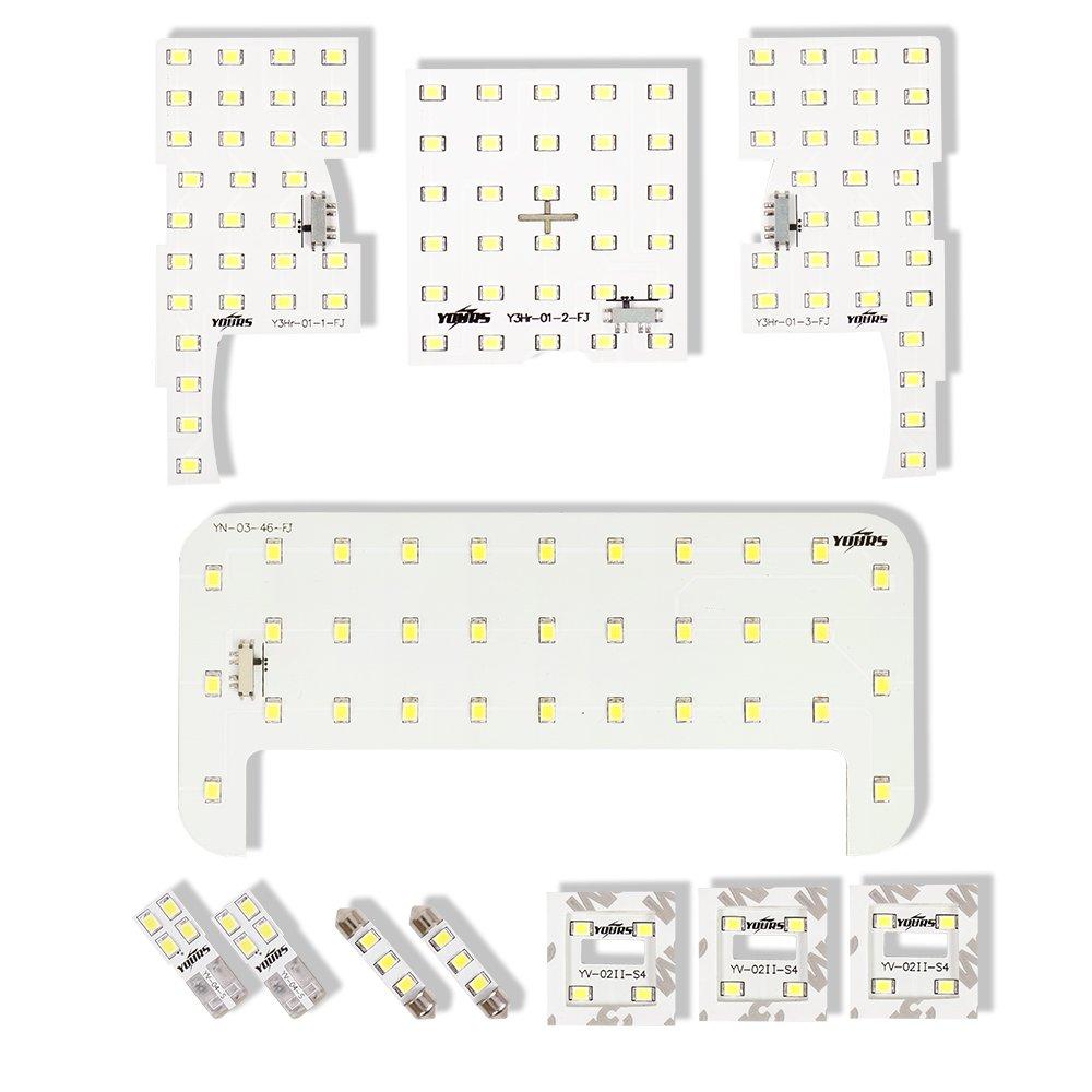 

YOURS Toyota Harrier 30 Series with dimming Specially designed LED room lamp set special M [Car sunroof] (with adjustment) (with tools) білий